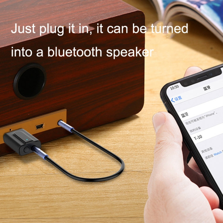 BT10 2 In 1 USB Bluetooth 5.0 Transmitter Receiver Speaker Computer Wireless Headphone Adapter, BT10