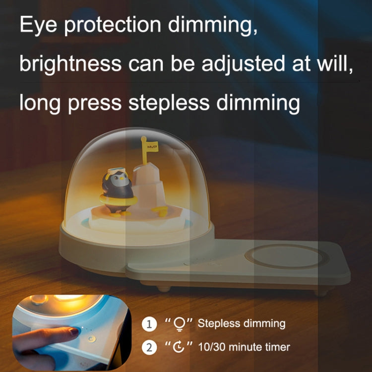 Decorative Table Lamp Wireless Fast Charging Smart Bluetooth Music Light, Style:, Bluetooth Model