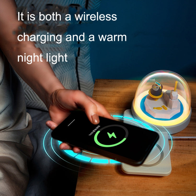 Decorative Table Lamp Wireless Fast Charging Smart Bluetooth Music Light, Style:, Bluetooth Model