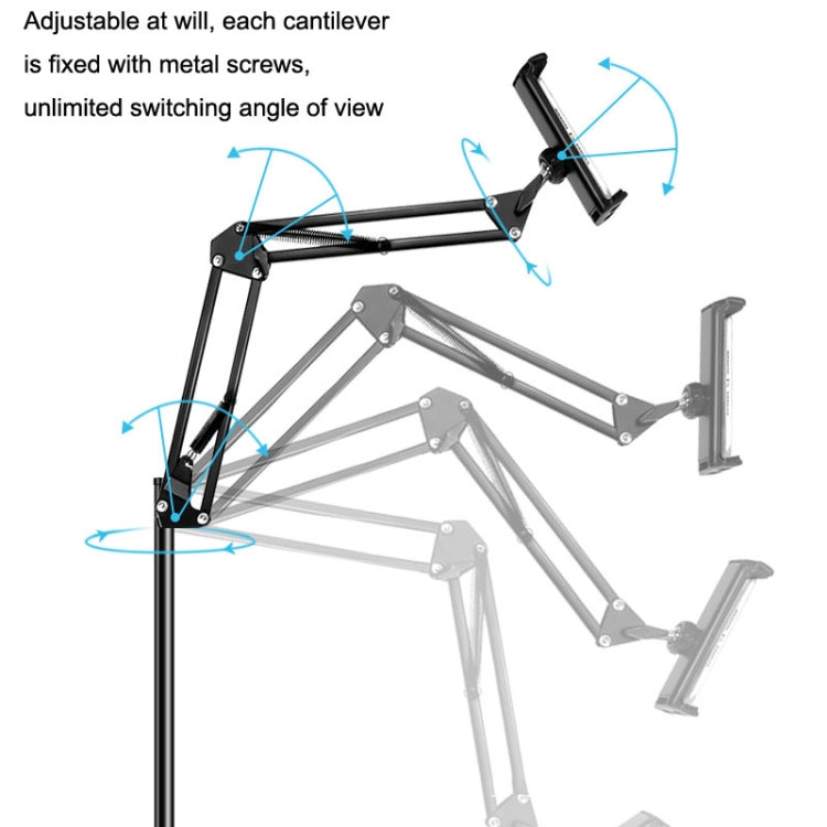 Support de chevet cantilever pour diffusion en direct (155 cm), télécommande Bluetooth (155 cm) (noir), télécommande Bluetooth (155 cm) (blanc), support de bureau (155 cm) (noir), support de téléphone et tablette (155 cm) (noir)