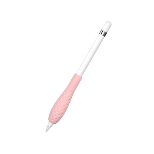 Close-up view of textured silicone material on Apple Pencil case