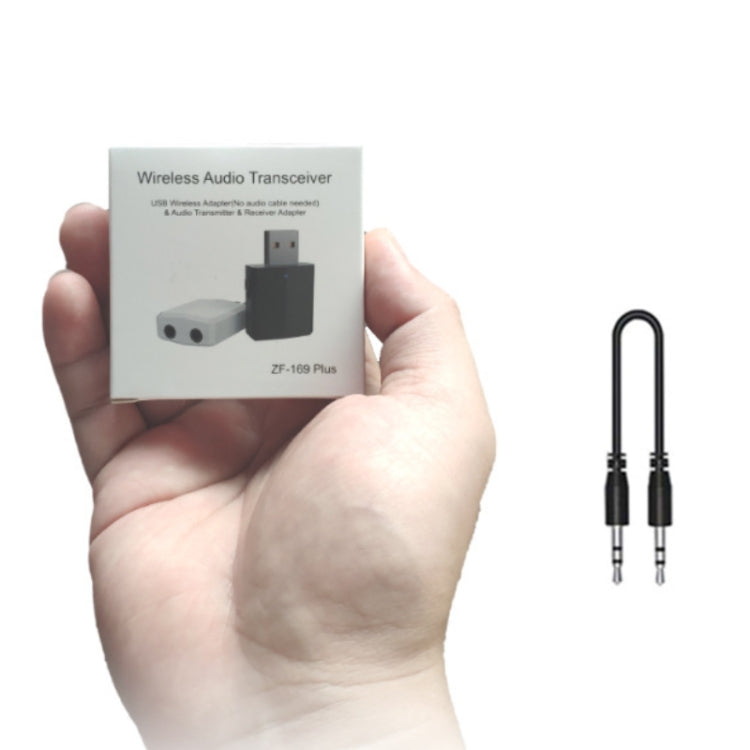 ZF-169 PLUS 3 In 1 Car USB Bluetooth 5.0 Audio Adapter