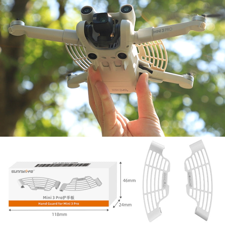 1 Pair Sunnylife MM3-HS464 For DJI Mini 3 Pro Hand Guard Hand-held Take-off And Landing Safety Guard