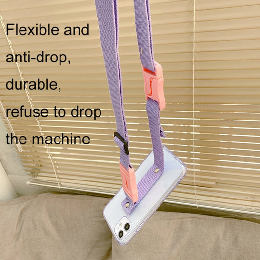 Close-up of crossbody strap clasp and adjustment mechanism for custom fit