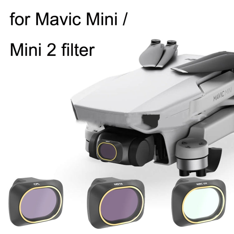 JUNESTAR For Mavic Mini / Mini 2 Filters, Style:, UV, CPL, ND4, ND8, ND16, ND32, CPL +ND8+ND16, ND4+ND8+ND16+ND32, UV +CPL+ND4+ND8+ND16+ND32