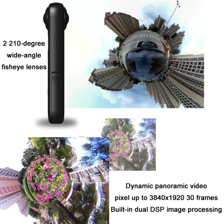 IJOYER A3S 4K Cycling Anti-Shake 360 Panoramic Action Camera