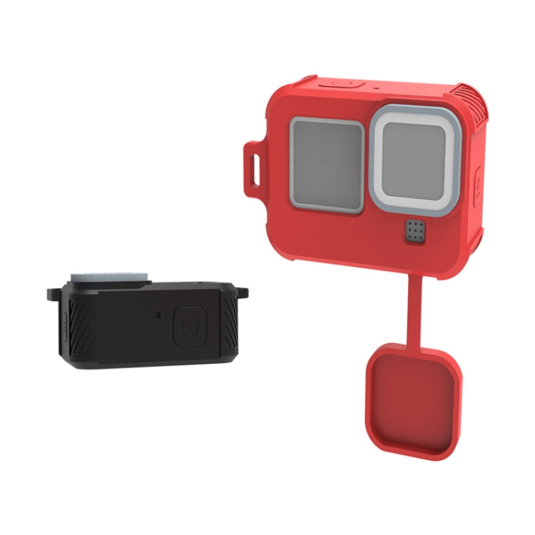For GoPro HERO10 Black / HERO9 Black Liquid Silicone Case, Liquid Silicone Case (Rose Red), Liquid Silicone Case (White), Liquid Silicone Case (Red), Liquid Silicone Case (Black), Liquid Silicone Case (Orange), Liquid Silicone Case (Transparent)�������...