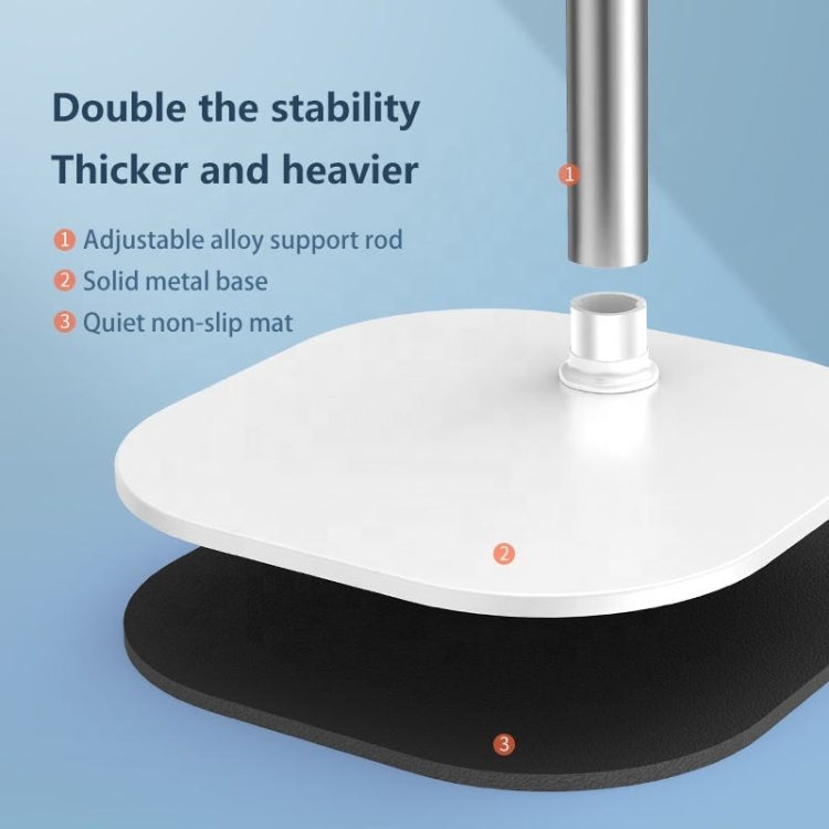 SSKY B09 Live Broadcast Desktop Aluminum Alloy Telescopic Phone Bracket