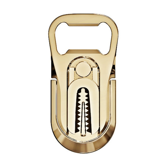Multifunction car air vent phone holder with finger ring bracket and bottle opener attachment