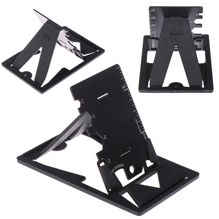 4 PCS Multifunction Folding Mobile Phone Bracket Mini EDC Tool Card Bottle Opener
