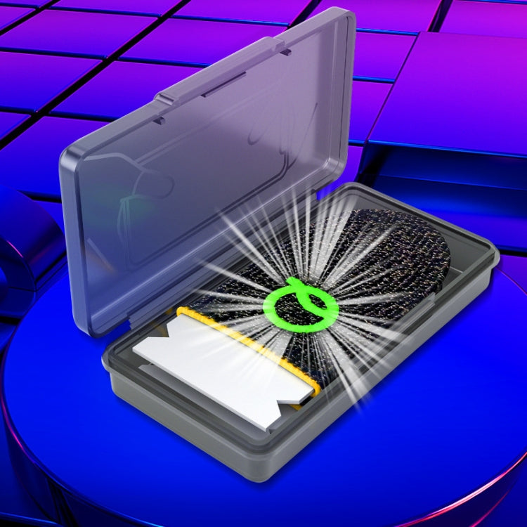 3 Pairs Gaming Finger Sleeve Breathable Luminous Fingertips,Color:, Carbon Fiber Yellow, Silver Fiber Yellow, Silver Fiber Blue