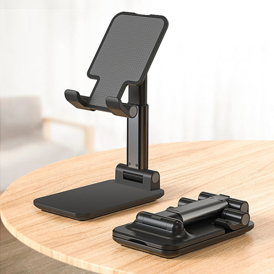 Dual rod phone holder version black featuring sturdy metal construction and wide compatibility