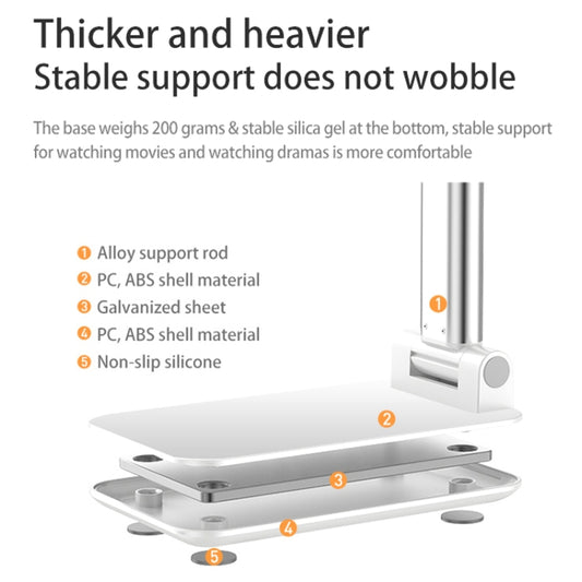 Close-up of SSKY X5 grip mechanism with anti-slip pads securing smartphones and tablets