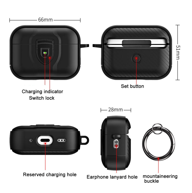 Coque de protection intégrale en TPU et PC pour AirPods 1/2, AirPods Pro, AirPods 3 et AirPods Pro 2