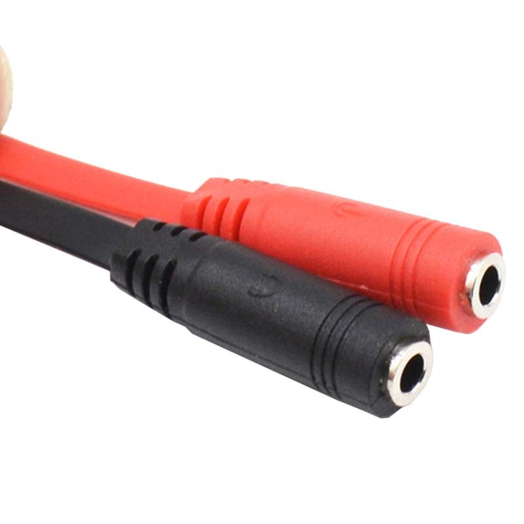 Câble adaptateur 2 en 1 pour casque audio et microphone de voiture, 20 cm, 3,5 mm, 10 pièces, Y-1001