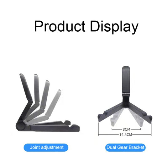 Adjustable triangular phone cradle gripping device securely with non-slip supports