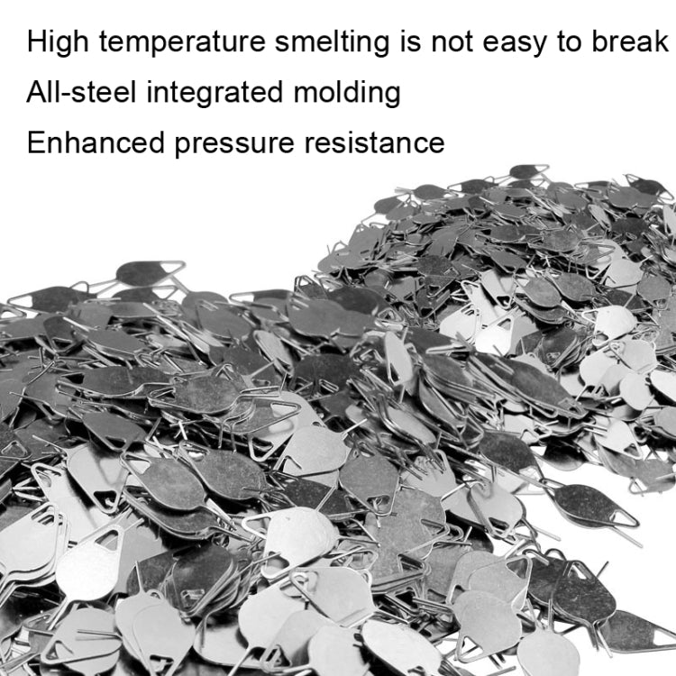 100 PCS Universal Thickened and Hardened Steel Phone Card Removal Pin, 100 PCS Style 3, 100 PCS Style 4, 100 PCS Style 1, 100 PCS Style 2