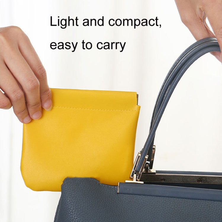 Portable Lipstick PU Case Mini Coin Cases Headphones Bag, Yellow, Pink, Light Blue, Light Grey, Black