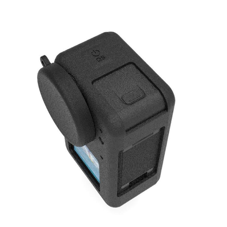 For DJI Osmo Action 3 Silicone Protective Case Lens Cap, Silicone (Black), Silicone (Red), Silicone (Blue)