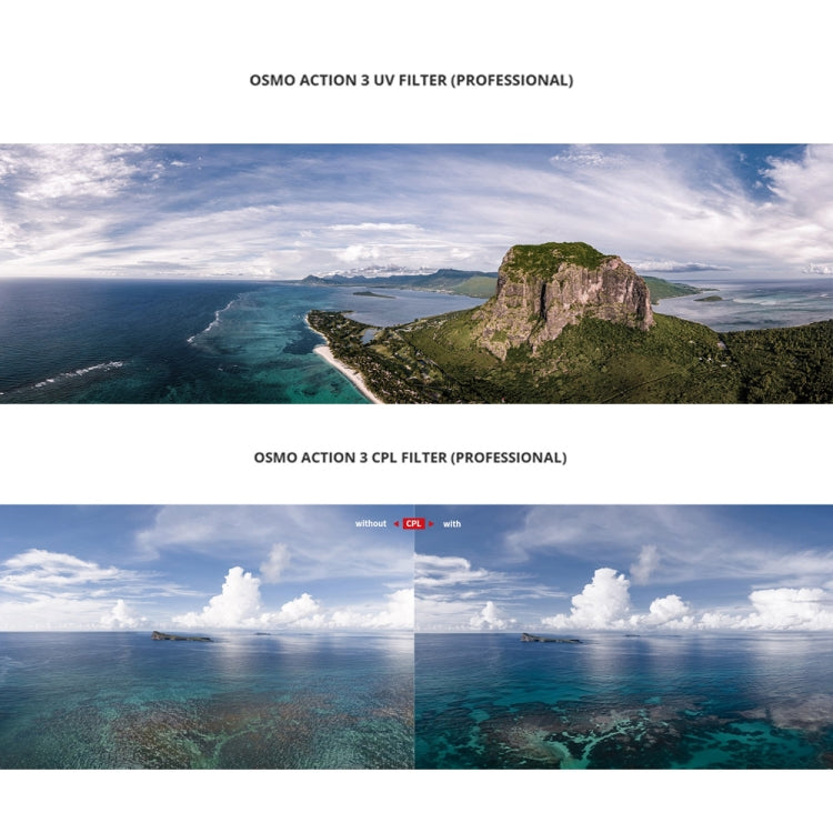 PGYTECH  For DJI OSMO Action 3 Filter Camera Lens Pro Version,Spec:, UV, CPL, ND 8/16/32/64, NDPL 8/16/32/64