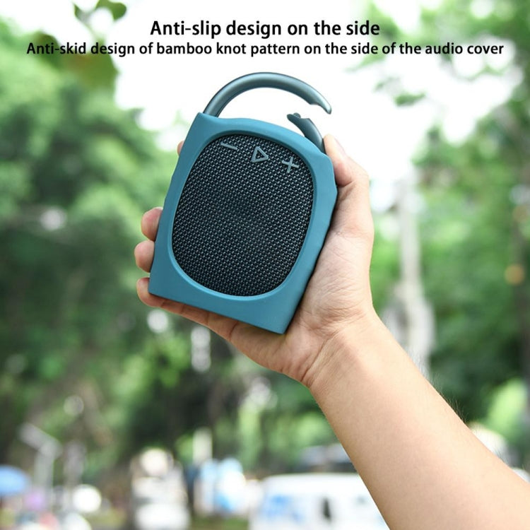 For JBL Clip 4 Bluetooth Speaker Silicone Case Protective Cover With Straps, Style 2 (Green), Style 2 (Pink), Style 2 (Black), Style 2 (Blue)