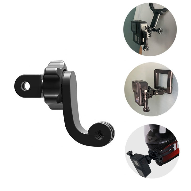 2 PCS ST-06 Basic Strap Mount Surface Buckle for GoPro Hero11 Black / HERO10 Black /9 Black /8 Black /7 /6 /5 /5 Session /4 Session /4 /3+ /3 /2 /1, DJI Osmo Action and Other Action Cameras, Centered Shoot Adapter(2 PCS)