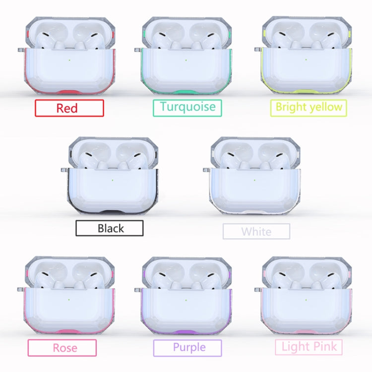 For AirPodS Pro RJT-AP-03 Bluetooth Earphone Transparent Soft Case TPU Protection Cover