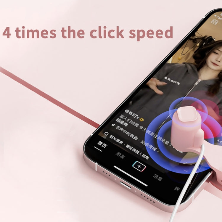 T2 Screen Clicker USB Grab Buyer Diffusion en direct Clicker d'écran automatique, T2 Blanc, T2 Rose