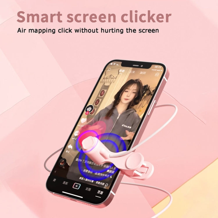 T2 Screen Clicker USB Grab Buyer Diffusion en direct Clicker d'écran automatique, T2 Blanc, T2 Rose