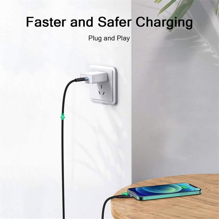 QGeeM MF01 USB-A To 8 Pin Phone Tablet Fast Charging Data Cable, Length:, 1m