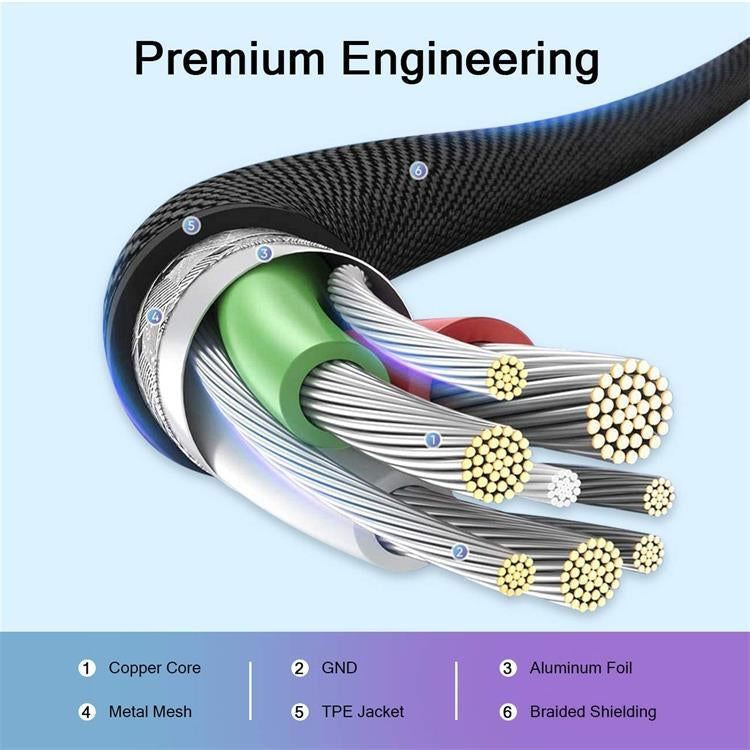 QGeeM MF01 USB-A To 8 Pin Phone Tablet Fast Charging Data Cable, Length:, 1m
