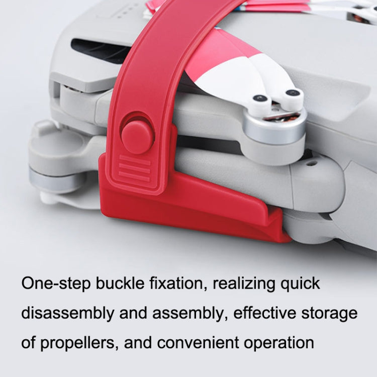 BRDRC DJI-9265 For DJI Mini 3 Pro / Mini 3 Beam Paddle Device Propeller Blade Retainer, For DJI Mini 3 Pro(Gray), For DJI Mini 3 Pro(Red), For DJI Mini 3 Pro(Orange)