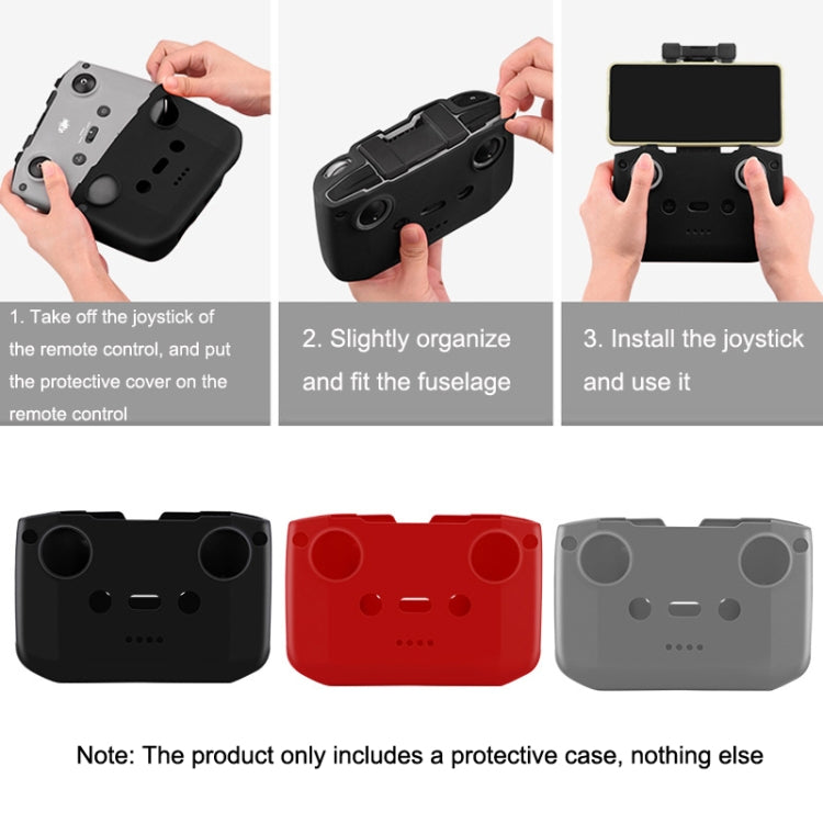 BRDRC DJI-7559 For DJI Mavic 3 / Mini 3 / 3 Pro Remote Control Silicone Protective Cover, For DJI Mavic 3 / Mini 3 / 3 Pro(Black), For DJI Mavic 3 / Mini 3 / 3 Pro(Red), For DJI Mavic 3 / Mini 3 / 3 Pro(Gray)