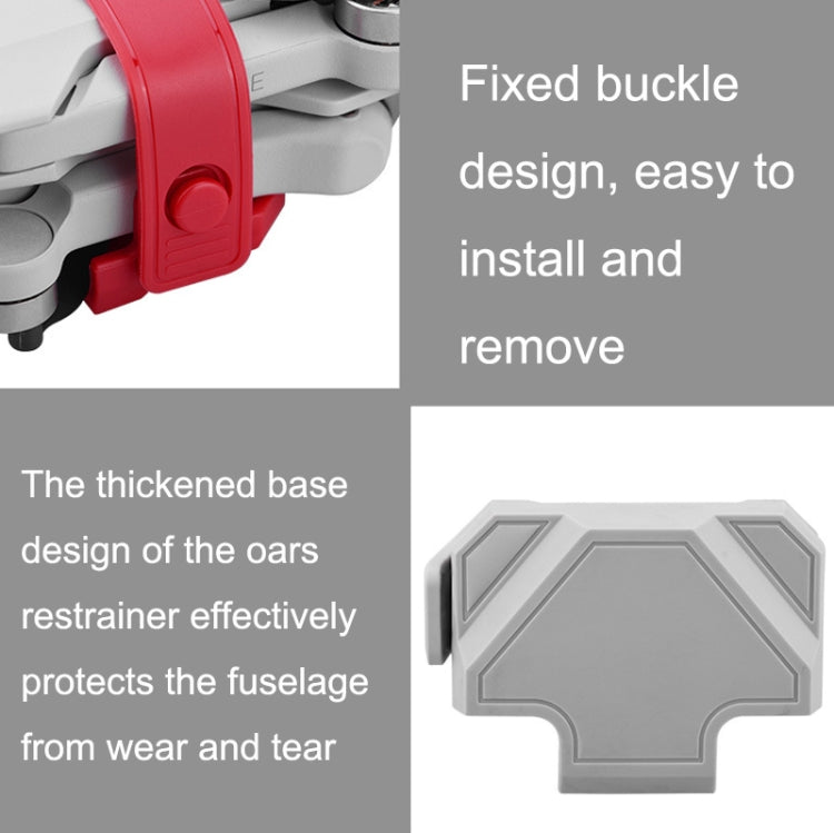 BRDRC DJI-8936 For DJI Mavic Mini / Mini 2 / Mini SE Beam Paddle Device Propeller Blade Retainer, For DJI Mavic Mini / Mini 2 / Mini SE(Red), For DJI Mavic Mini / Mini 2 / Mini SE(Grey)