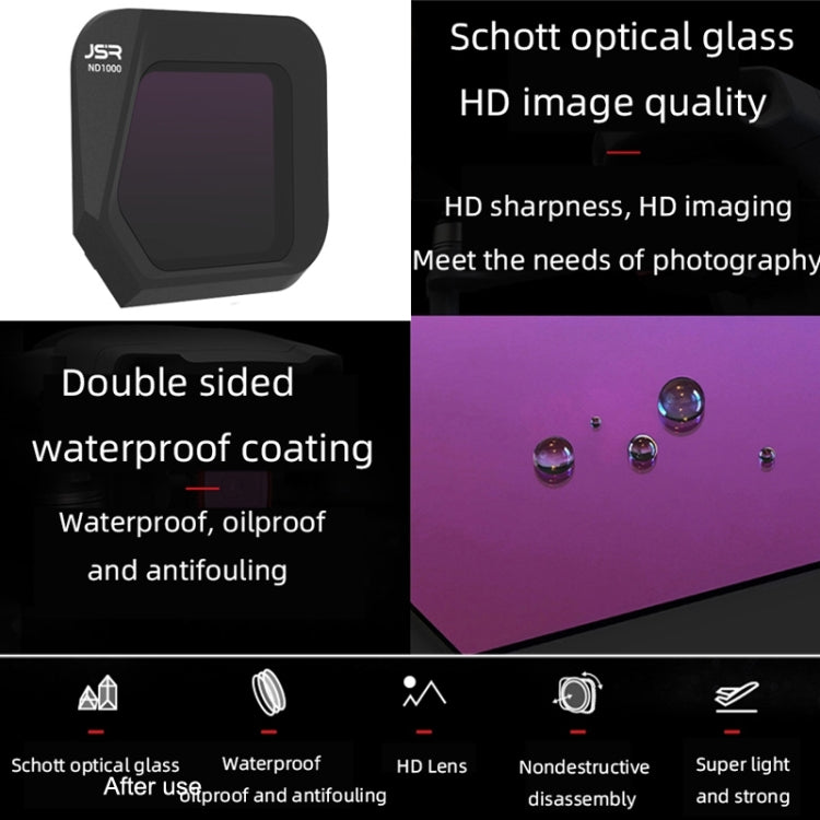 JSR JSR-1008 For DJI Mavic 3 Classic Youth Edition Drone Filter, Style:, MCUV, CPL, ND8, ND16, ND32, ND64, ND256, ND1000, ND8PL, ND16PL, ND32PL, ND64PL, Night, Star, Gold Drawing, Blue Drawing, CPL+ND8+ND16, ND8+ND16+ND32+ND64, ND8PL+ND16PL+ND32PL+ND64...