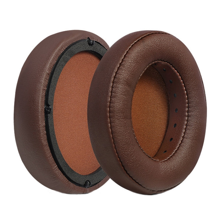For Edifier W855BT 2pcs Headset Soft and Breathable Sponge Cover, Color: Black Protein, Black Protein, Brown Protein, Black Lambskin, Brown Lambskin, Black, Brown, Black Ice Silk, Black Net