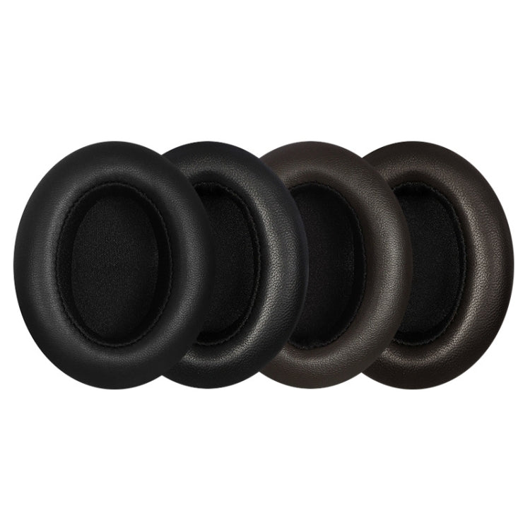 For Sennheiser Momentum 2pcs Soft Comfortable Headset Sponge Cover, Color: Black Protein, Black Protein, Brown Protein, Black Lambskin, Brown Lambskin