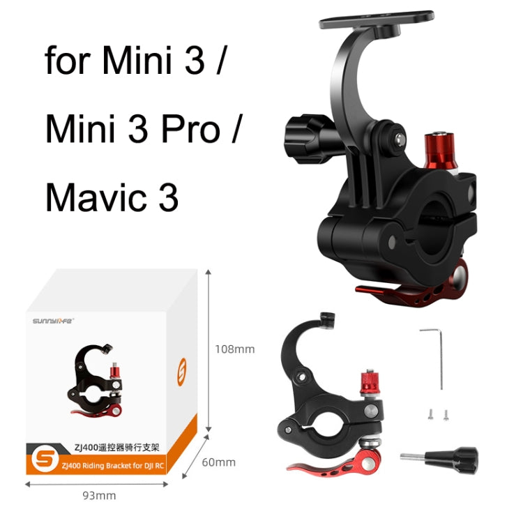 For Mini 3 Pro Sunnylife MM3-ZJ400 Remote Control Shooting Camera Bicycle Clip, Bicycle Clip