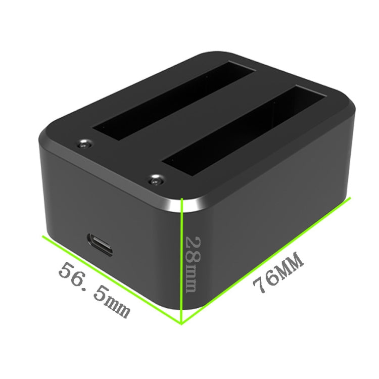 For Insta360 X3 A520 Panoramic Camera Batteries Charger Dual Charging Dock, For Insta360 X3 Dual Batteries