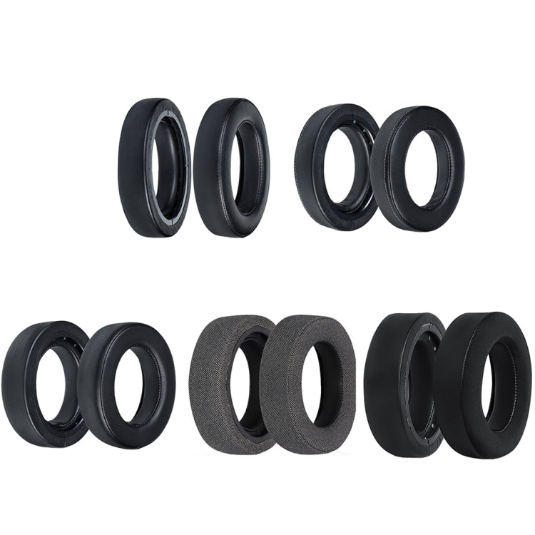 2pcs Headphones Soft Foam Cover For Corsair HS60/50/70 Pro, Color: Black, Black, Black+Sewing, Black Thicken, Gray, Black Ice
