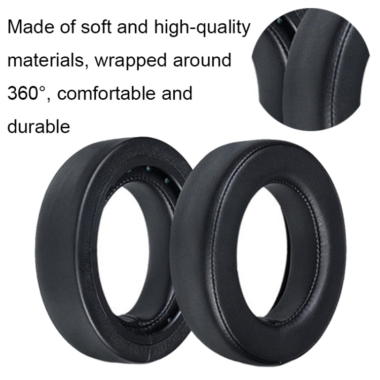 2pcs Headphones Soft Foam Cover For Corsair HS60/50/70 Pro, Color: Black, Black, Black+Sewing, Black Thicken, Gray, Black Ice
