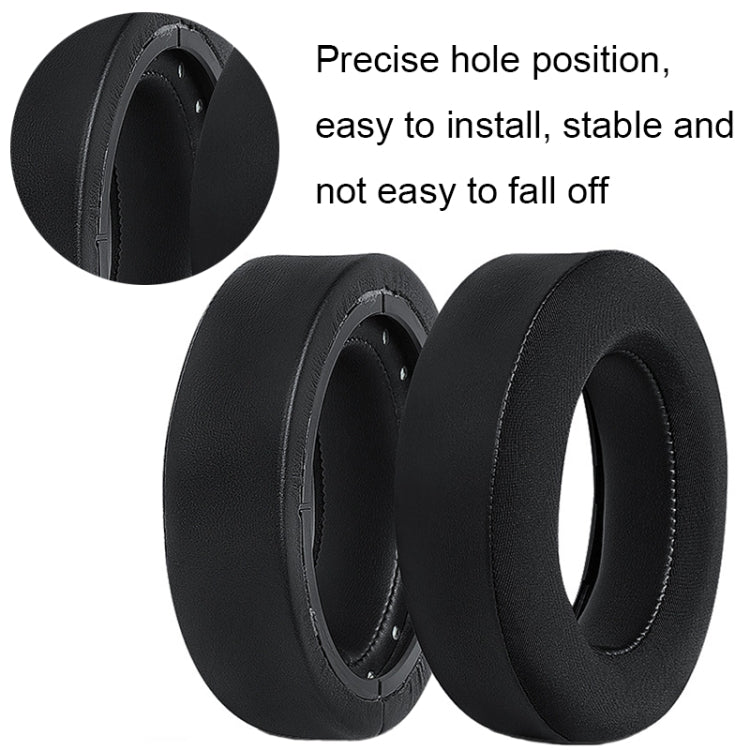 2pcs Headphones Soft Foam Cover For Corsair HS60/50/70 Pro, Color: Black, Black, Black+Sewing, Black Thicken, Gray, Black Ice
