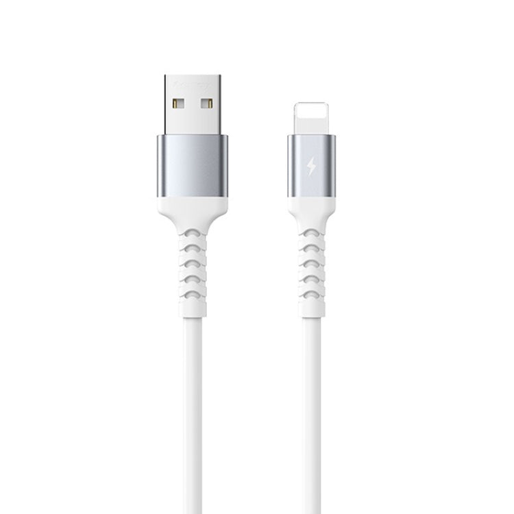Câble de données souple anti-casse REMAX RC-C008 2,4 A TPE, longueur 1 m, USB vers micro USB, USB vers 8 broches, USB vers USB-C/Type-C