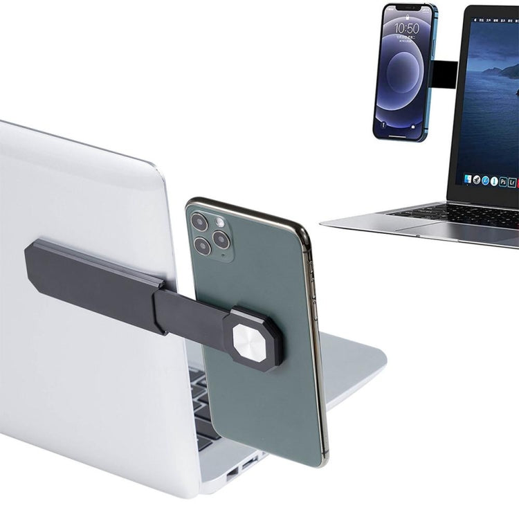 Laptop Telescopic Magnetic Phone Holder Expansion Phone Stand Car Screen Side Phone Mount