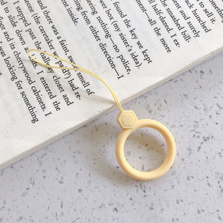 10pcs Gemstone  Finger Ring Silicone Cell Phone Lanyard U Disk Rope, Gemstone Lemon Yellow, Gemstone Coral Orange, Gemstone Matcha Green, Gemstone Black, Gemstone Red, Gemstone Lavender Gray, Gemstone Midnight Blue, Gemstone Sand Pink                  ...