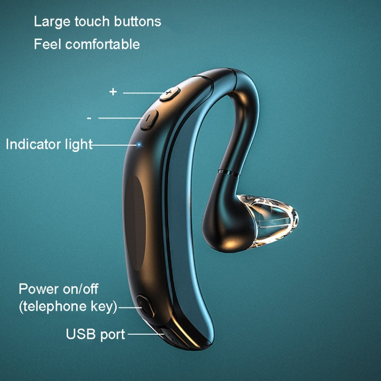 M-800 Left and Right Rotation Business Stereo Bluetooth Earphone, M-800 Skin Color, M-800 White, M-800 Black, M-800 Blue, M-800 Grey