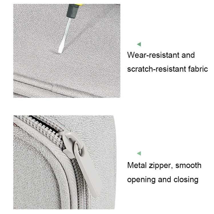 SM03DZ Waterproof Wear-resistant Digital Accessories Storage Bag, 20x5.3x12cm(Navy Blue), 20x5.3x12cm(Gray), 20x5.3x12cm(Pink), 20x5.3x12cm(Black), 20x5.3x12cm(Dark Gray)