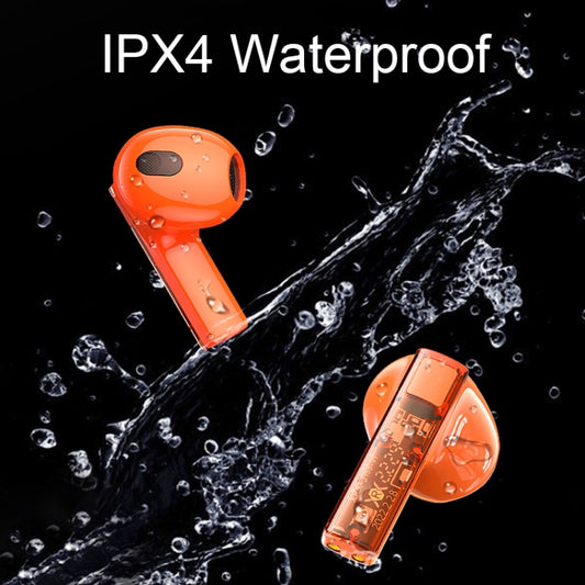 Transparent cabin technology detail on REMAX CozyBuds 6C Bluetooth headset