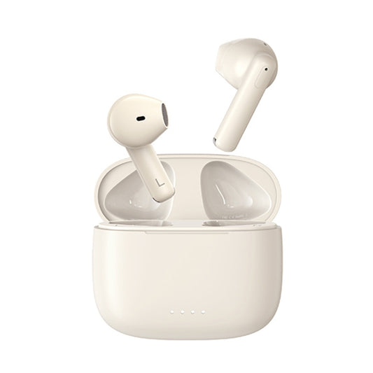 Sleek black CozyBuds 2E earphones with ergonomic design and charging case