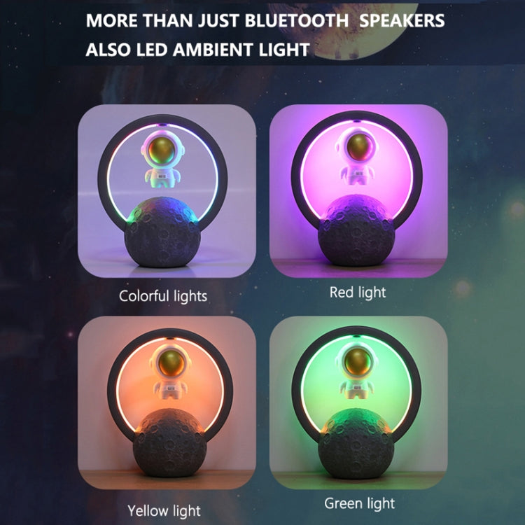 Enceinte Bluetooth suspendue astronaute Y-598, caisson de basses lumineux RVB, caractéristiques : 598A doré, 598A argenté, 598B doré, 598B argenté, 598A doré + sac cadeau, 598A argenté + sac cadeau, 598B doré + sac cadeau, 598B argenté + sac cadeau